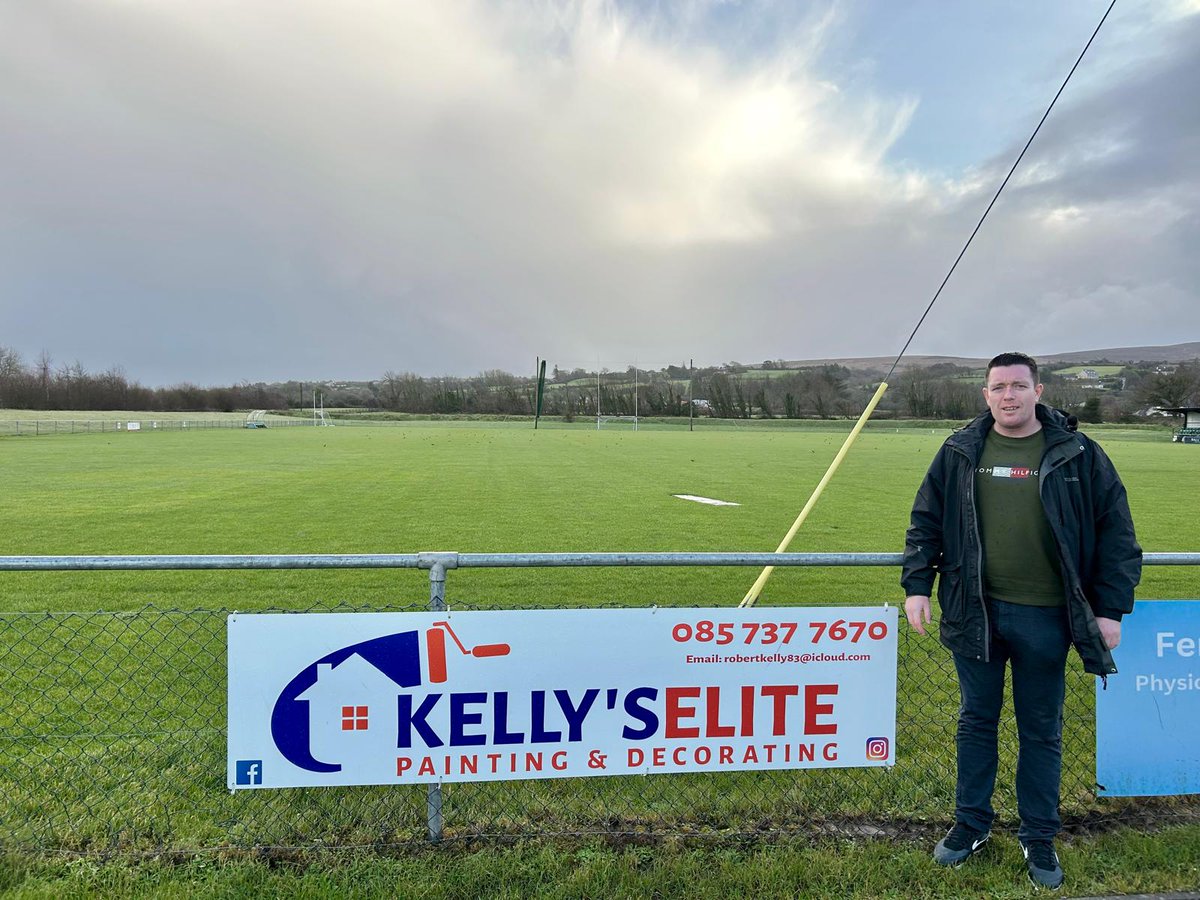 johnmitchelsGA1's tweet photo. A big thank you to Robert Kelly and the team at Kelly’s Elite Painting and Decorating for their Sign Sponsorship for 2025. We are very grateful for their ongoing support.
@kellyselitepaintingdecorating
#sponsor #johnmitchels #JohnMitchelsGAA #Tralee #painting https://t.co/wkTwp5oLV1