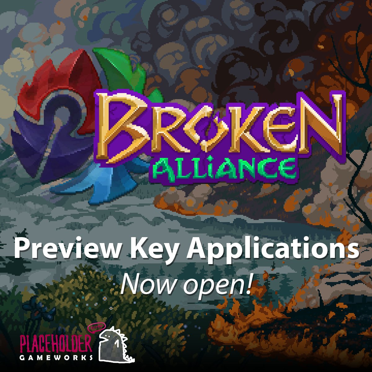Are you a content creator, a reviewer, or perhaps a game journalist? We've got something for you! ✨

You can now request a preview copy of Broken Alliance for you to record, stream, review, and make content of!

More details below!👇🔗