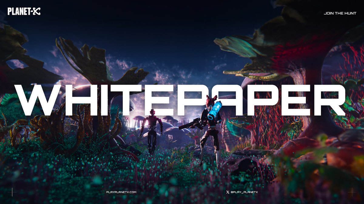 PlanetX's tweet photo. Hunters! 🫡

This Sunday, @ghost_ppx will host an early-access presentation of the Planet-X and @gallaxia Whitepaper exclusively for Founders Table members.

If you're not a member and want early access to the Whitepaper and Closed Beta, send us a DM for details 🦾 https://t.co/BNOYv0Rj57