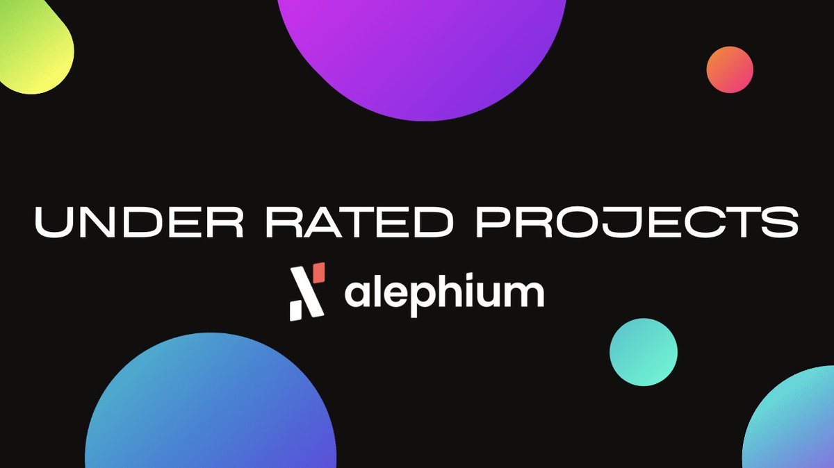 Under Rated $ALPH Projects - Thread🧵

We're all familiar with the big gems on $ALPH like $APAD, $EX, $ABX &amp; $AYIN, but theres many more projects on Alephium 💎

Lets take a look at some projects that I think don't get enough recognition/attention👀

<a href="/alephium/">Alephium</a> #Alephium #ALPH
