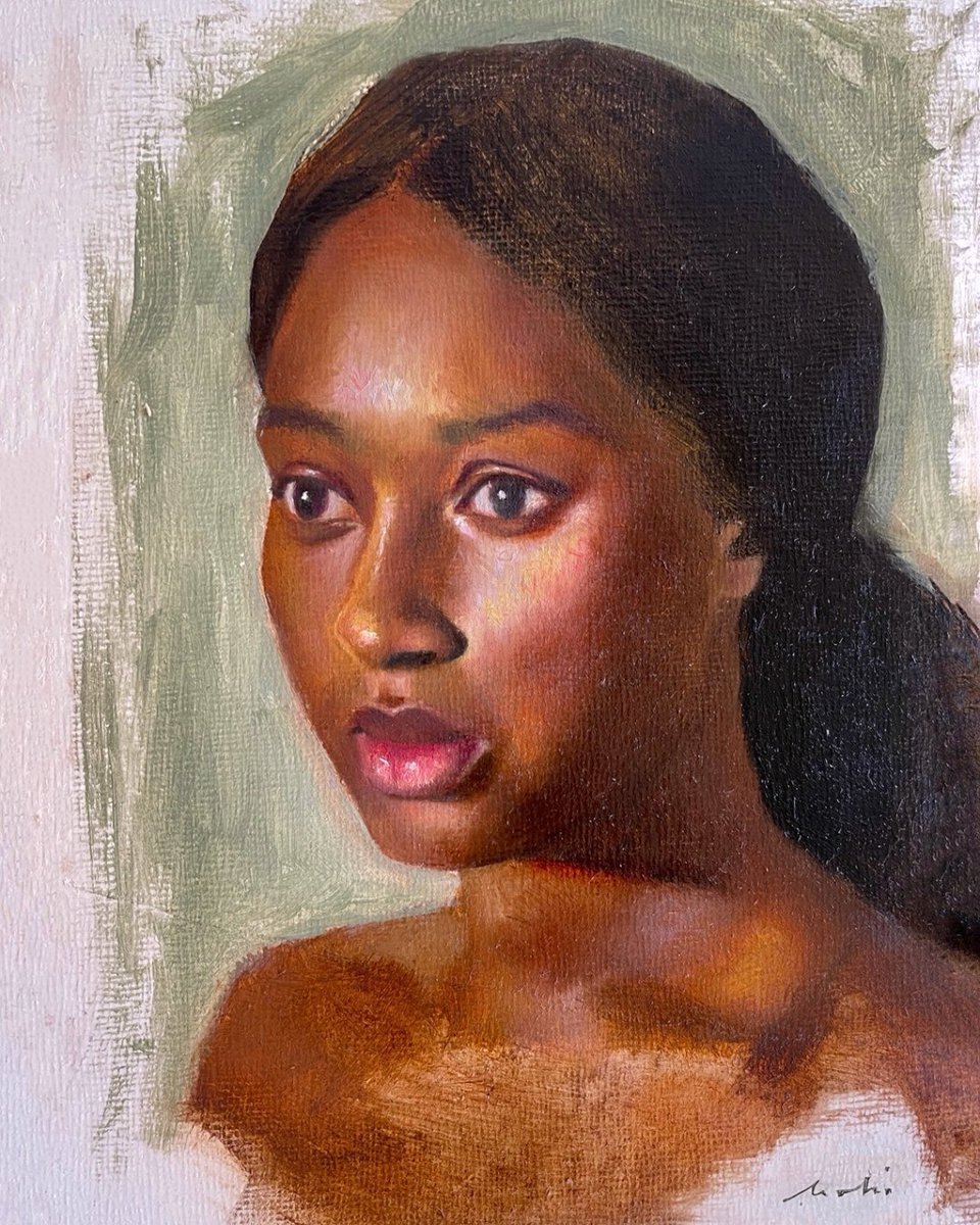 ‘Self Potrait’ Oil on Painting Board
15 x 23cm

been studying classical painting techniques, still learning and it has completely changed how I see and create.
Here’s to stepping into the new year with purpose and vision.