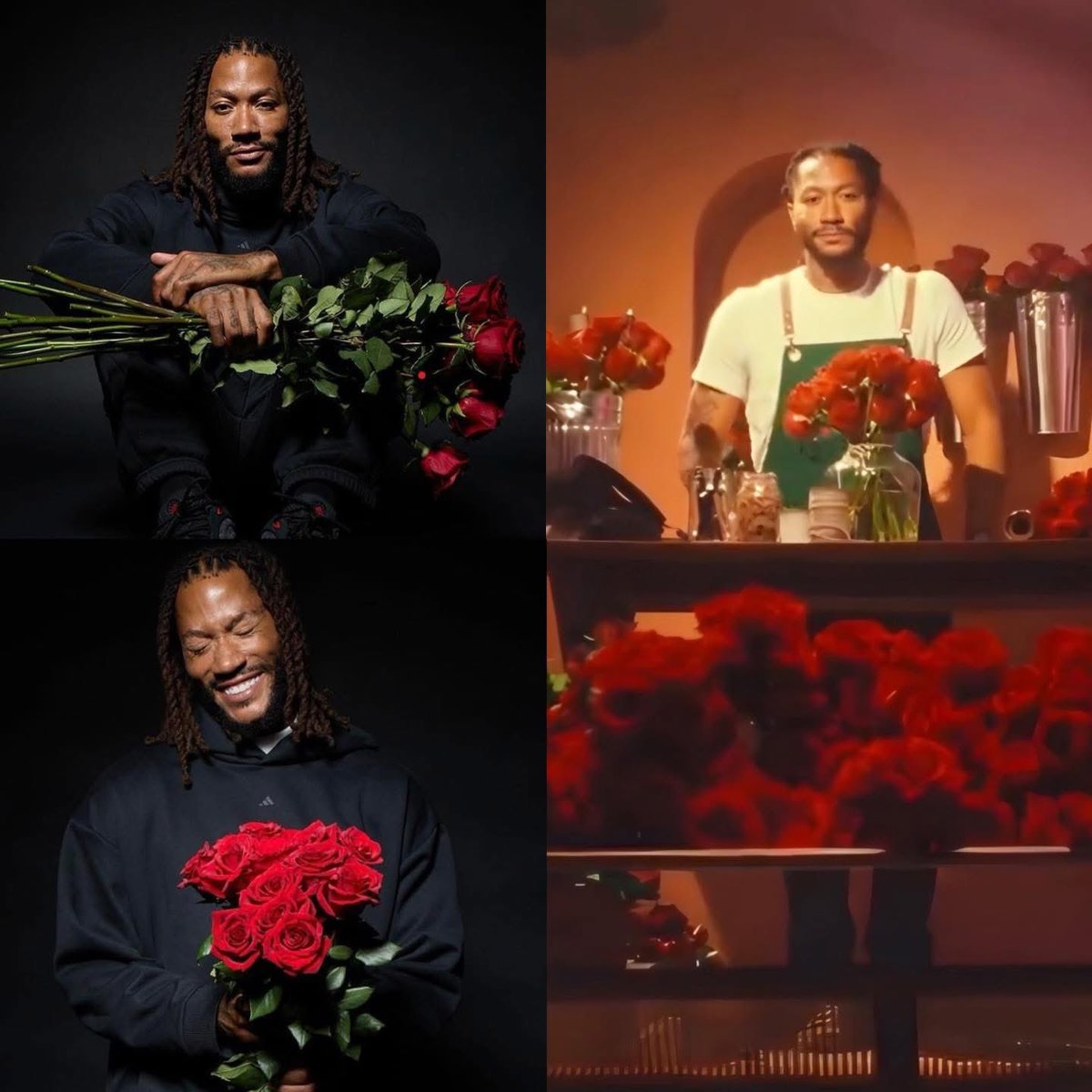 Derrick Rose has opened his own flower shop in downtown Chicago called “Roses”🌹

The shop drew several hundred customers in the first hour of opening and the line had to be cut off after the store reached capacity 🥲
