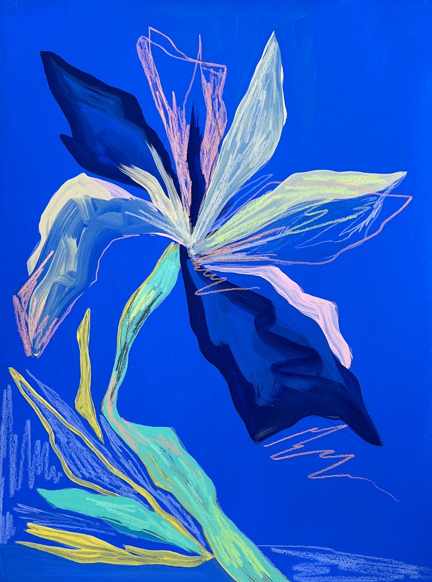 Flower on blue  001 on <a href="/rodeodotclub/">Rodeo</a> rodeo.club/post/0x73f5C35…