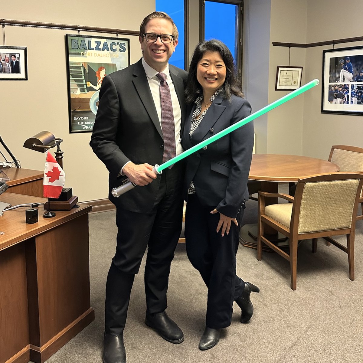 The force is strong with MP <a href="/Chris_Bittle/">Chris Bittle</a>!

We’re grateful for your unwavering support of the #TerryFoxHumanitarianAward. Together, we’re empowering the next generation of changemakers to improve lives.

#TFHA #CDNpoli #CHPC #TerryFox #Canada #GovernmentofCanada #mp