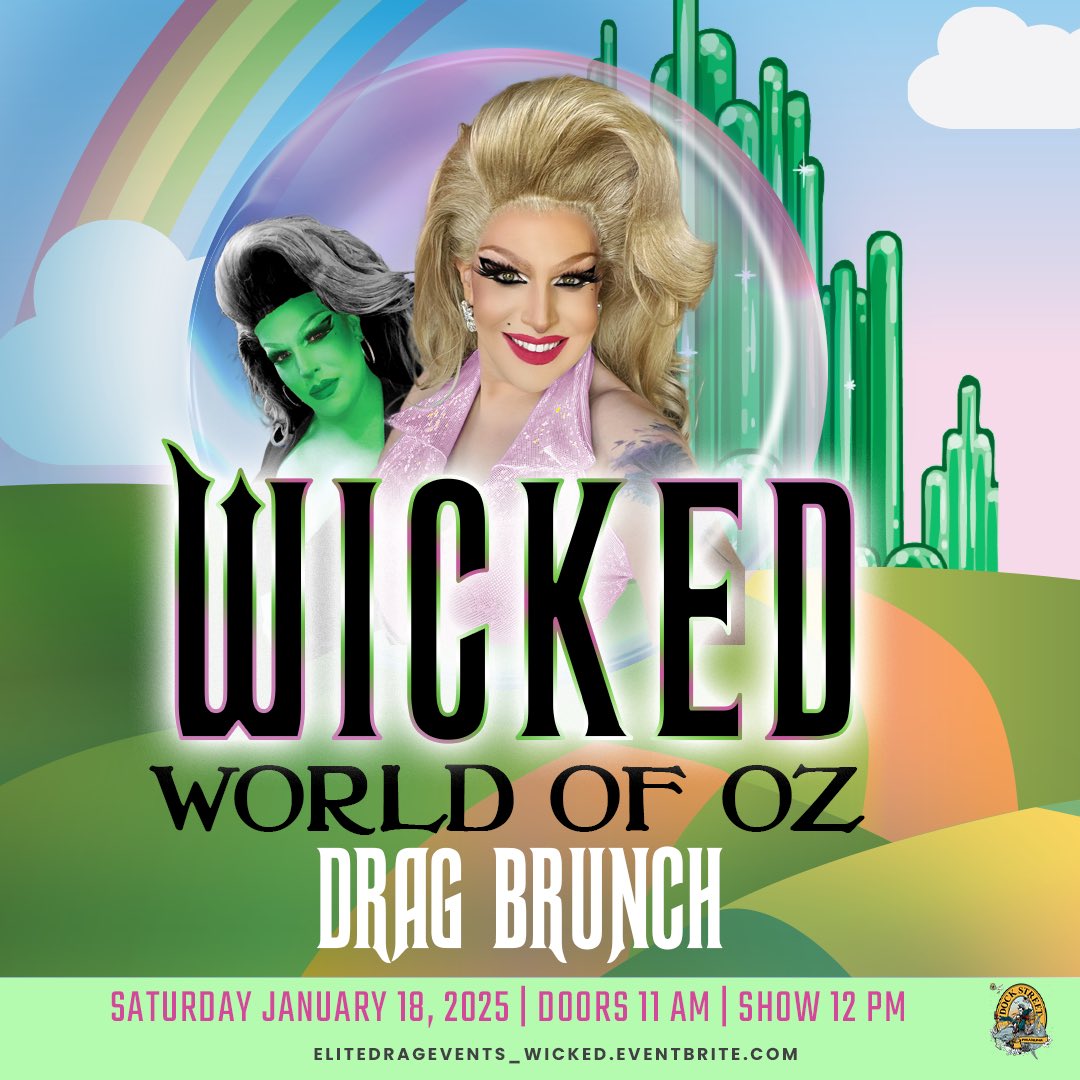 Follow the yellow brick road... and leave your dull world behind! There’s no place like an @elitedragevents Drag Brunch! 🌈🦋✨ dockstreetbeer.com/event-listings…