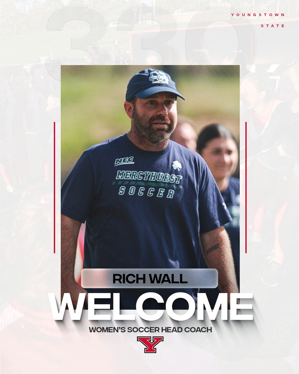 Rich Wall Tabbed to Lead Youngstown State Women’s Soccer Program

🔗: tinyurl.com/2bofuga2

#GoGuins #HLWSOC