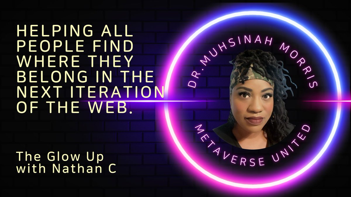 Discover how <a href="/drmuhsinah/">Dr. Muhsinah Morris</a> is bridging STEM, faith, and neurodiversity in the metaverse! Learn about inclusive tech education &amp; innovative VR solutions on #TheGlowUp #podcast 

Catch The Glow Up where you get podcasts or on the Awesome Future YouTube youtu.be/ybo1lblktRI