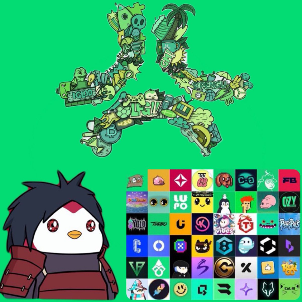 first Abstract tweet of 2025✳️
I know they’ll cook, they got funding, the team, the product &amp; marketing, so why not?!

-Abstract will be the new face of crypto, same way Pudgy is everywhere
-they’ll bring millions onchain w everyday apps.
-AGW will be seamless &amp; simple to use