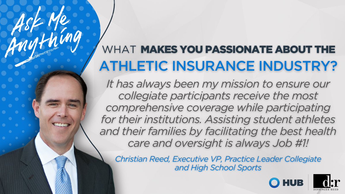 Christian, Executive VP for College and High School, bringing over 22 years of expertise as a Broker/Consultant. His dedication to elevating athletic insurance solutions sets him apart as a trusted industry leader. Drop any questions or comments below! 
#InsuranceExpert