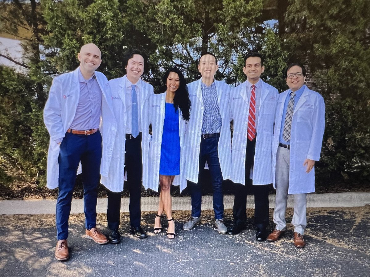 DrSyMoroi's tweet image. KUDOS to our PGY4 👁️ future fellows! From left-to-right: Dr. Warning pediatrics @nationwidekids; Dr. Park cornea @Baylor; Dr. Kalavar retina @UCLA; Dr. Wang glaucoma @USC; Dr. Vadhul @BostonChildrens; Dr. Wagle retina @unmc.