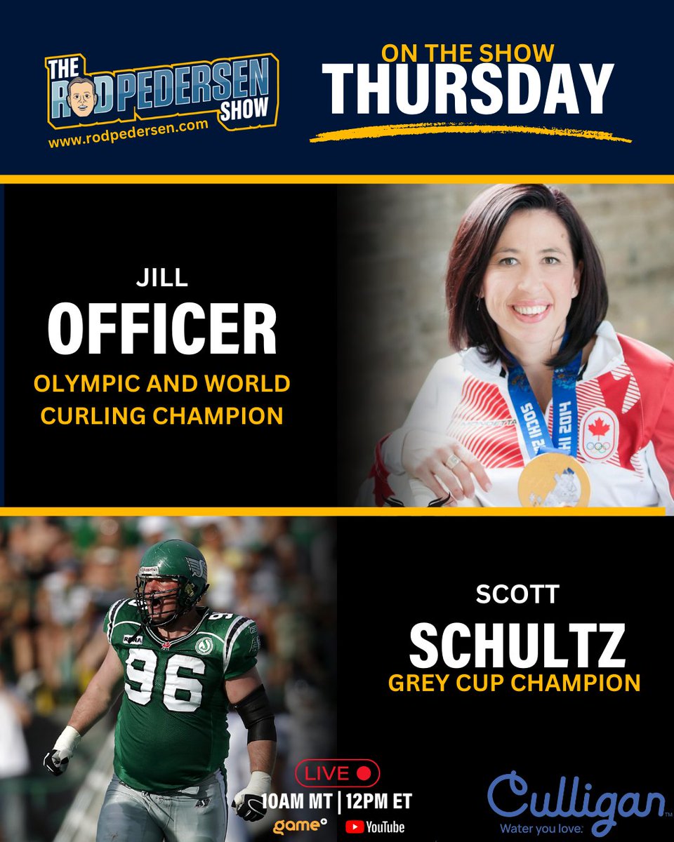 It's "That's It Thursday" on the RP Show.  Joining us today are <a href="/JillOfficer/">Jill Officer OLY</a> and Scott Schultz. Tune in on the <a href="/GamePlusNetwork/">Game+ Network</a> and at loom.ly/vnSeCAI. 
rodpedersen.com
#rpshow #sportstalk #sports #howboutthat #nfl #nhl #cfl #mlb