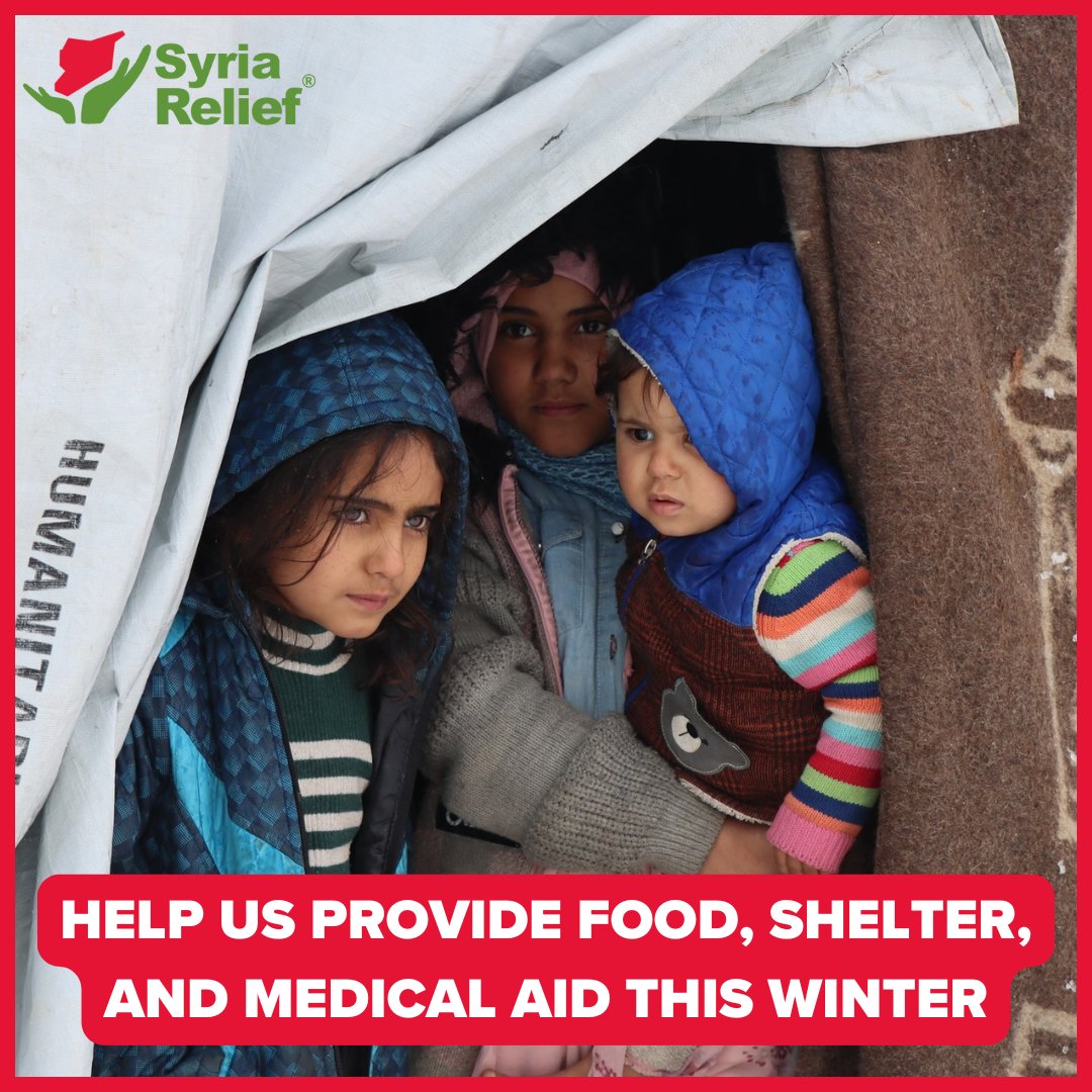 This winter, you can be the difference. Help us deliver food, shelter, and hope to Syrian families facing unimaginable challenges. Together, we can make sure no child is left out in the cold.

Donate now: syriarelief.org.uk