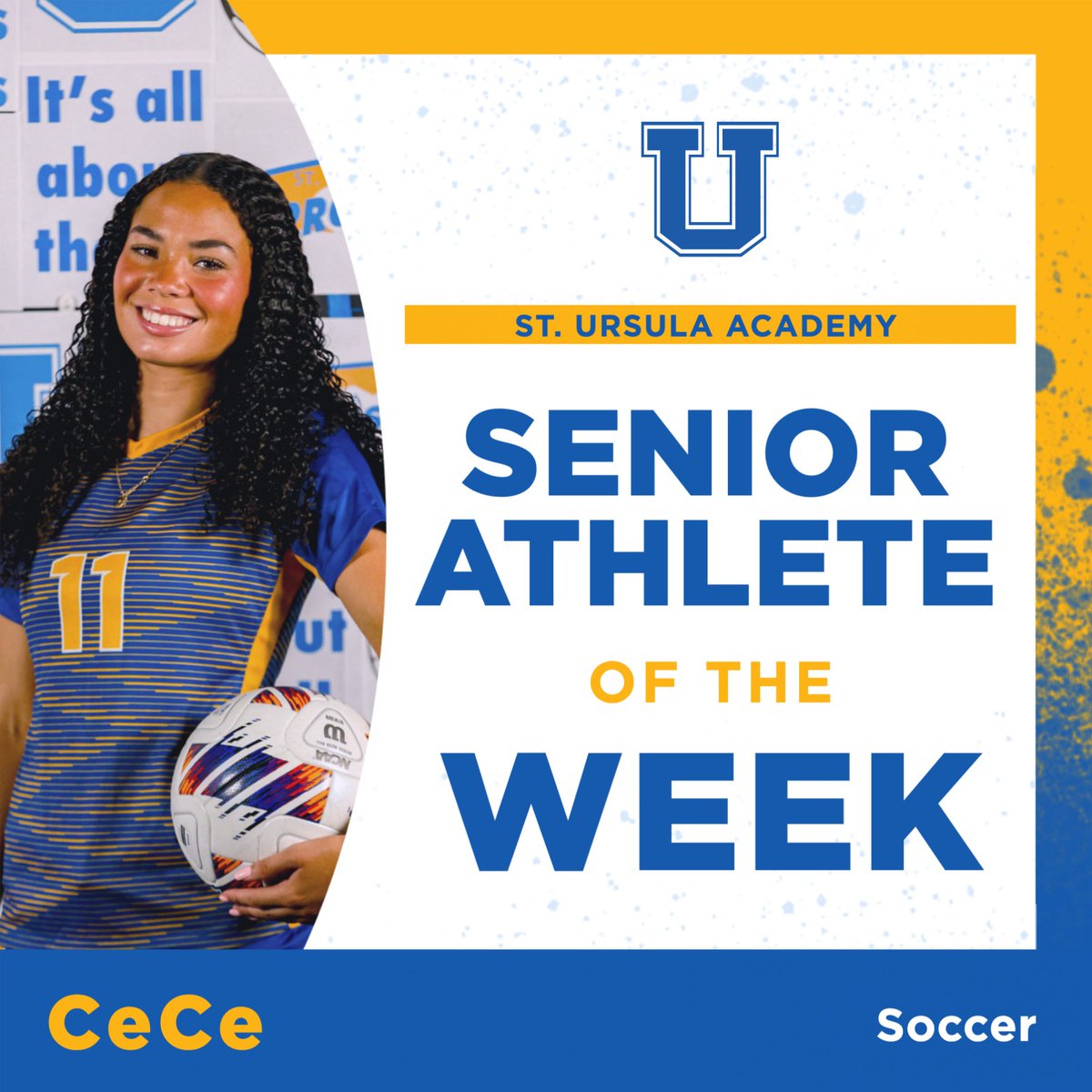 Congratulations to our senior athlete of the week, CeCe! ⚽️💙

#GoArrows