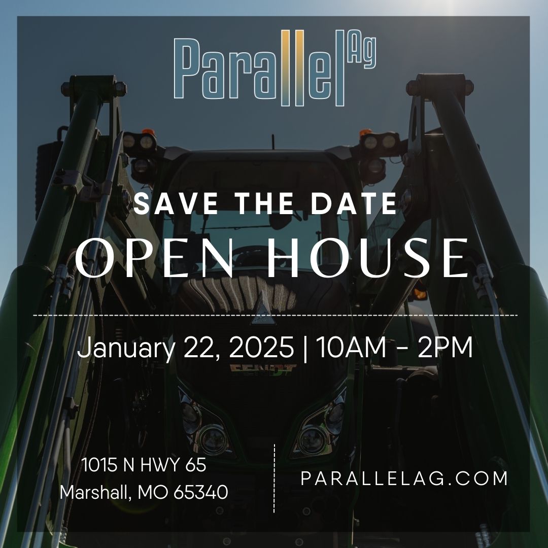 Mark your calendars for our Open House Celebration at Parallel Ag in Marshall, MO.

📅 𝐉𝐚𝐧𝐮𝐚𝐫𝐲 𝟐𝟐, 𝟐𝟎𝟐𝟓
⏰ 𝟏𝟎 𝐀𝐌 – 2 𝐏𝐌
📍 𝟏𝟎𝟏𝟓 𝐍 𝐇𝐰𝐲 𝟔𝟓, 𝐌𝐚𝐫𝐬𝐡𝐚𝐥𝐥, 𝐌𝐎