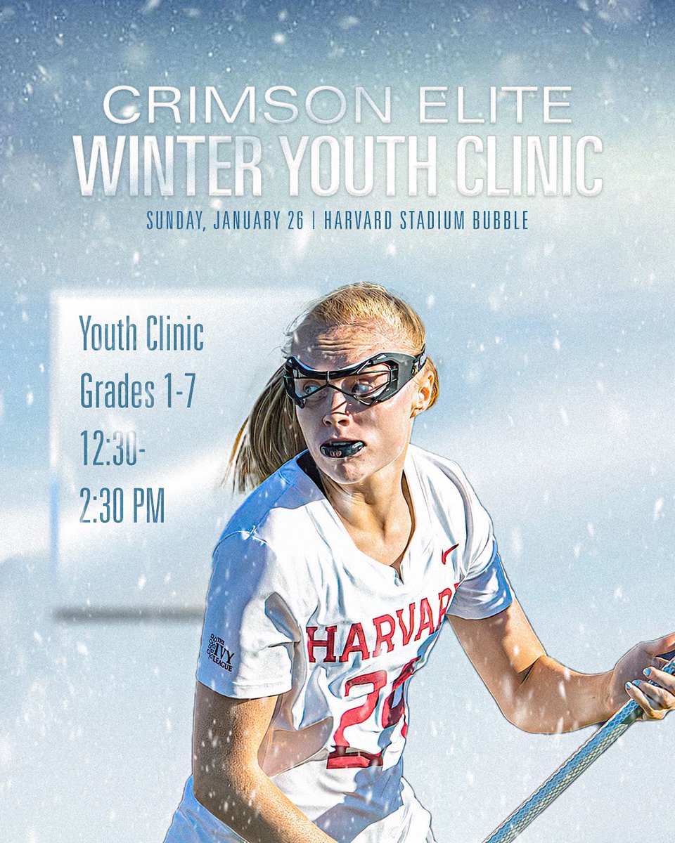 January 26 Youth Clinic for grades 1-7 at the Harvard Indoor Bubble 12:30-2:30.

Learn more and register here:

willslax.com/page/show/6088…