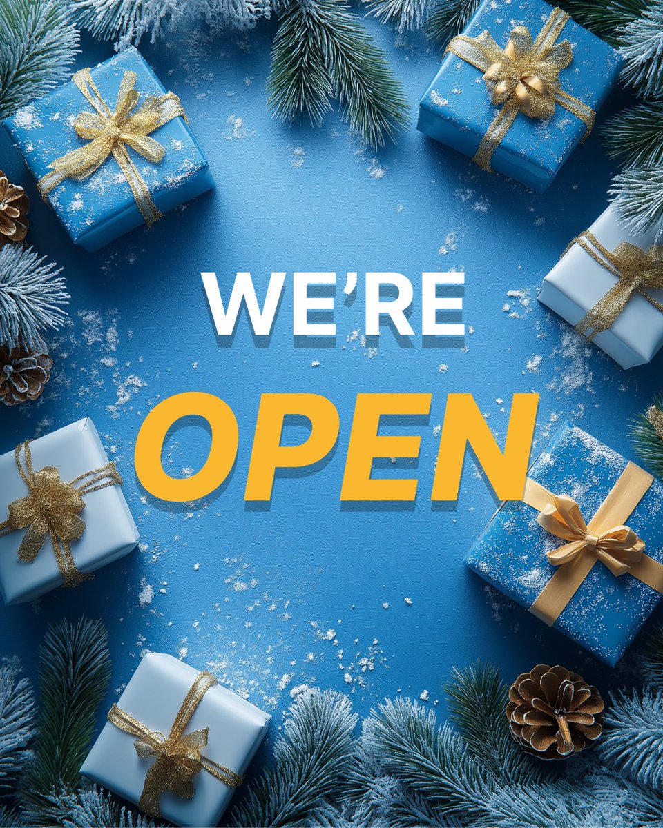 We're BACK Open! Happy New Year!🎆