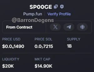 BarronDegens's tweet photo. $SOL / $SPOOGE
MC : 14.9K โ๏ธโ๏ธโ๏ธ
CA : 34D7VCSA7uKsCHe5rRs5NpnkGRy7PW4g41asJnZ9pump
Telegram : https://t.co/1gM1PxxL5D
#MAXIMUS #DAY1 #DOGEUS #TEK #EM #KEEPER #KEKIUS #FARTIUS #MIKU #eather #SNAKE #MaximusR #SNAI #CoderGF #FAPCOIN #XRPTRUMP #AICMP #EGG #KM https://t.co/PGwKgdvjeW