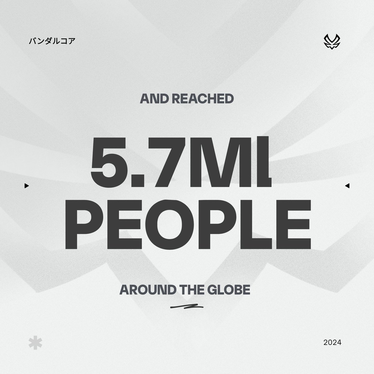 vandalstudiosin's tweet photo. This past year, we achieved outright global dominance, extending our reach to the farthest corners of the world.

Here's a lookback at the milestones we achieved. As we move forward, we’re carrying this unstoppable momentum — aiming higher and striving bolder! #VandalArc https://t.co/XlaKZjBQm2