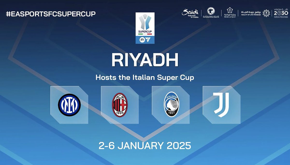 SolidSport Finland (@solidsport_fin) on Twitter photo Italian SuperCupin välierät ja finaali vain Jalkapallotv.comista!
Tänään 2.1. Inter - Atalanta klo 21:00
Huomenna 3.1. Juventus - AC Milan klo 21:00
#italiansupercup #jalkapallo #SupercoppaItaliana
Jalkapallotv.com powered by Solidsport.
<a href="/SuomiFutis/">SuomiFutis</a> Italian SuperCupin välierät ja finaali vain Jalkapallotv.comista!
Tänään 2.1. Inter - Atalanta klo 21:00
Huomenna 3.1. Juventus - AC Milan klo 21:00
#italiansupercup #jalkapallo #SupercoppaItaliana
Jalkapallotv.com powered by Solidsport.
<a href="/SuomiFutis/">SuomiFutis</a>