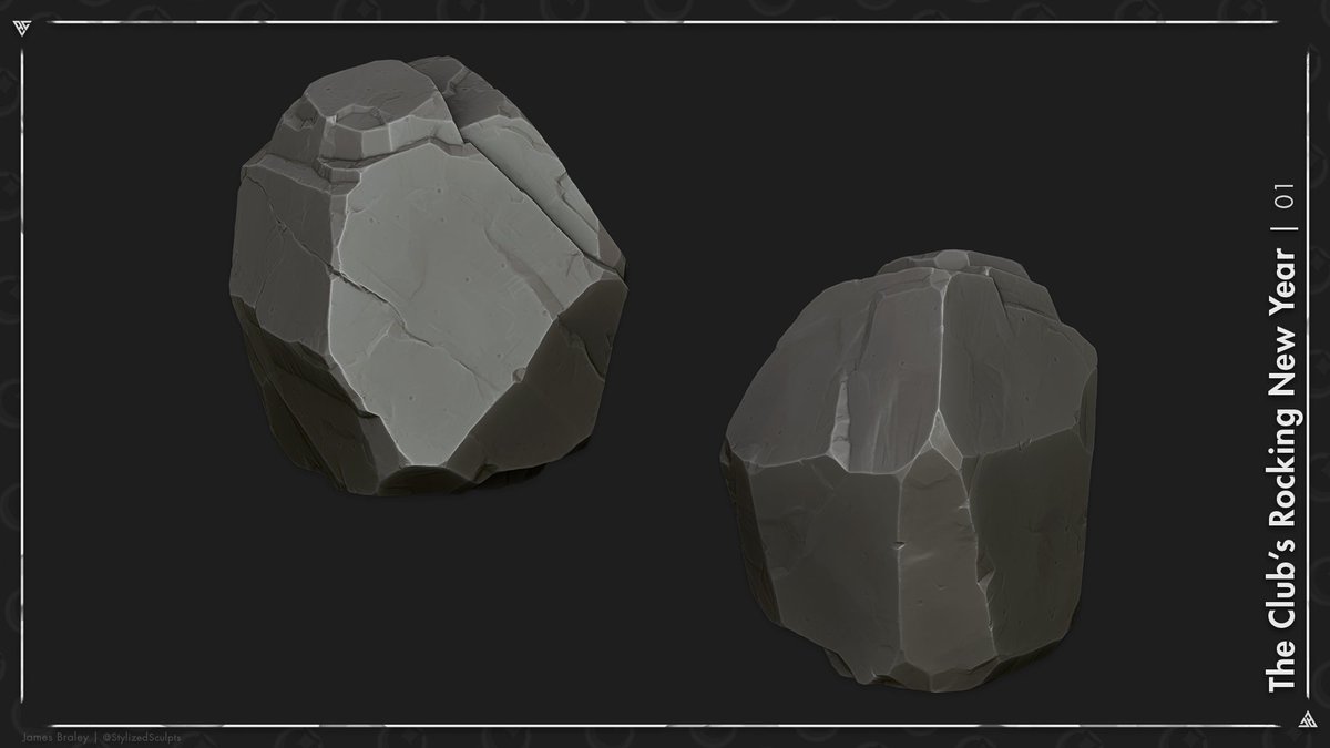 #TheClubsRockingNewYear Rock 01:  

I wasn't sure if I was going to participate in the challenge this year but I was inspired by all of the rocks shared already on day one.

I'll try to knock out as many as I can this year but no guarantee that I'll be able to tackle them all.