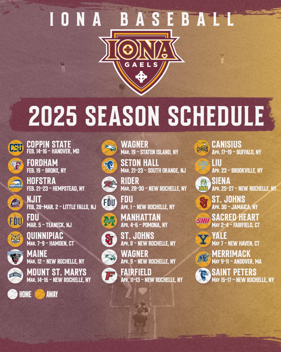 The 2025 Schedule is Here! Opening Day Countdown Starts Now!

Mark your calendars!🗓️

#GaelNation