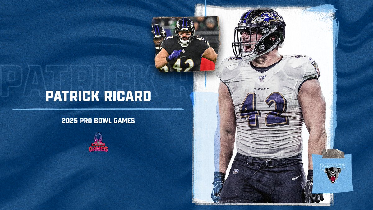 Maine Football (@blackbearsfb) on Twitter photo #ProBowlPat
For the fifth time in his career, <a href="/PRic508/">Pat Ricard π₯</a> has been selected to the NFL Pro Bowl!
Details: tinyurl.com/yvrhhxva
#BlackBearNation | β¬οΈ #ProBowlPat
For the fifth time in his career, <a href="/PRic508/">Pat Ricard π₯</a> has been selected to the NFL Pro Bowl!
Details: tinyurl.com/yvrhhxva
#BlackBearNation | β¬οΈ