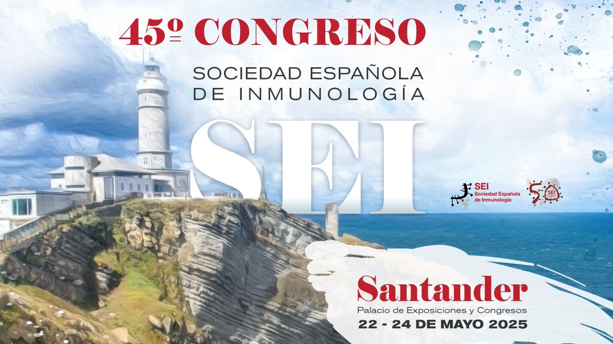 SEInmunología (@seinmunologia) on Twitter photo ¡Desde la <a href="/SEinmunologia/">SEInmunología</a> queremos desearos a todos un feliz 2025!🎉
🚀Y qué mejor manera de empezar el año que anunciando nuestro 45º Congreso #SEI2025, ¡que tendrá lugar en la maravillosa ciudad de Santander!🌊
🔗Encuentra toda la información en la web 👉 sei2025.es ¡Desde la <a href="/SEinmunologia/">SEInmunología</a> queremos desearos a todos un feliz 2025!🎉
🚀Y qué mejor manera de empezar el año que anunciando nuestro 45º Congreso #SEI2025, ¡que tendrá lugar en la maravillosa ciudad de Santander!🌊
🔗Encuentra toda la información en la web 👉 sei2025.es