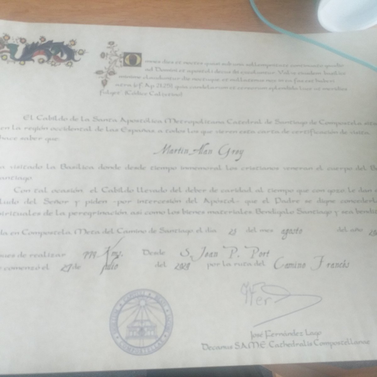So the highlights of 2024 for me was walking the whole of the Camino Frances. An incredible life changing thing. I did it mostly on a little map given to me in Sant John Pied de Port. It's on the left lol. A bit tatered and worn by the end. What a way to finger peace &amp; direction