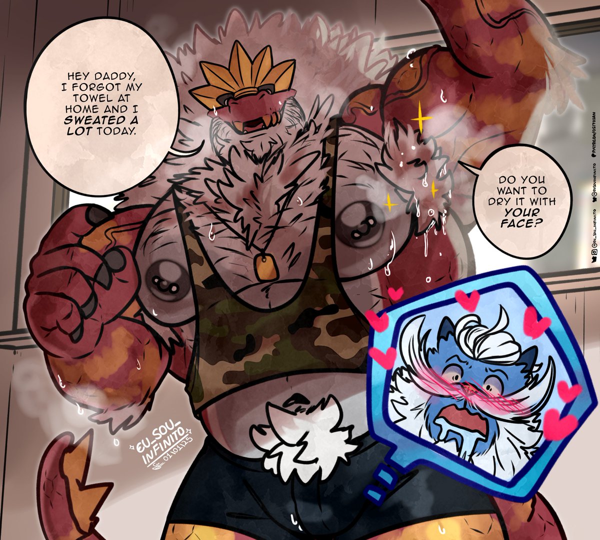 Yes, Tyrantrum. Please!!! 💦💦💦
🔥Read this comic in p**treon, link in bio.
