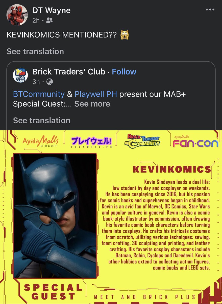 orange__arts's tweet photo. @kevinkomics I actually found out from an FB friend about you (haven’t been active here) 😂✨✨ anyways, Happy New Year and stay safe my guyyy, I can’t wait to see more of your cosplays and artworks!! https://t.co/cju3wzPrML