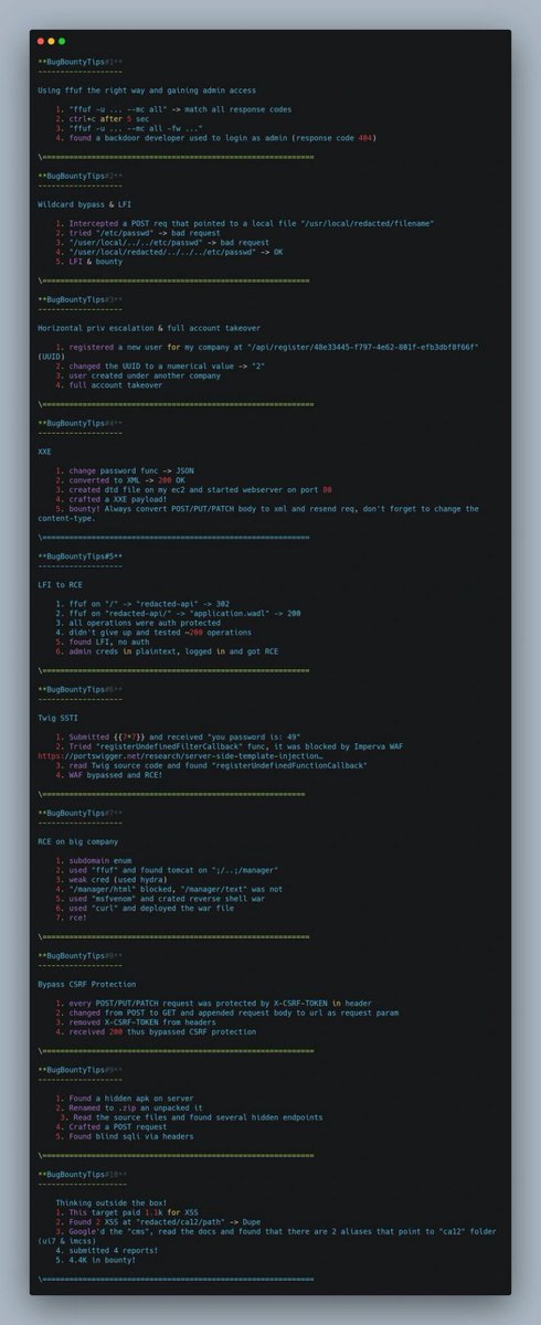 imshewale's tweet image. Bug Bounty Tips !! 💯🔥
#bugbounty #cybersecurity #hackingtips #ethicalhacking #bughunting #infosec #vulnerability #pentesting #cybercrime #bugbountytips
