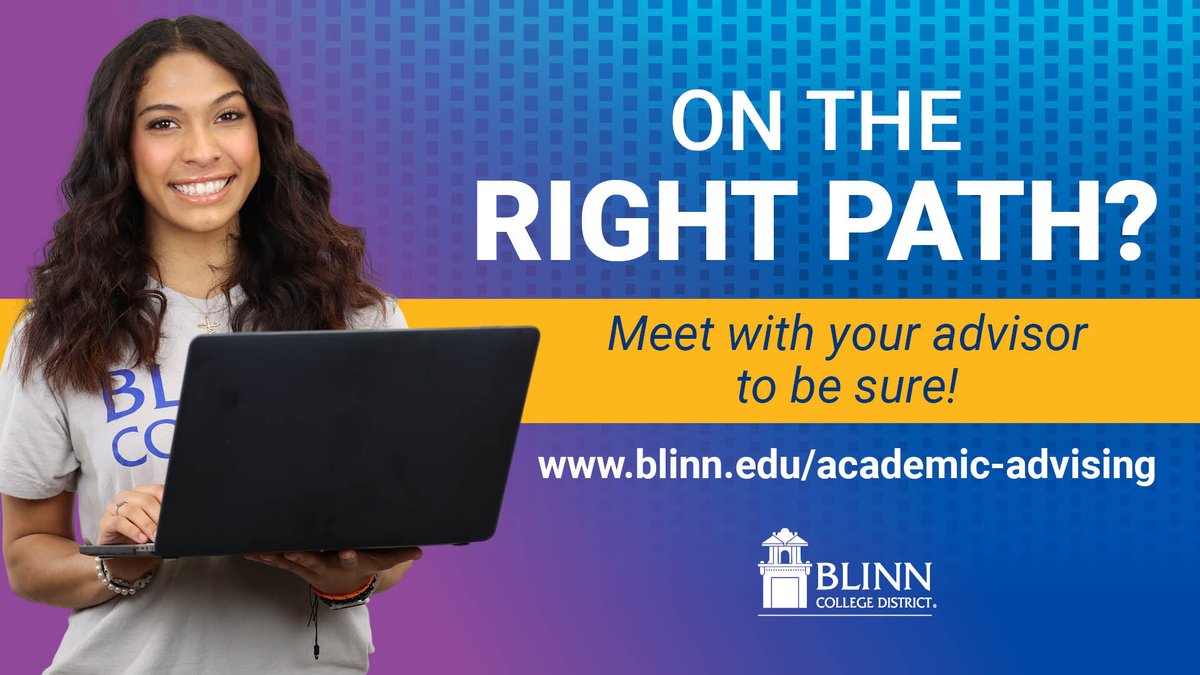 Planning to graduate from #Blinn in spring 2025? When offices reopen, reach out to an academic advisor to make sure you're on track to fulfil the requirements of your degree plan. Learn more ➡️ blinn.edu/academic-advis…