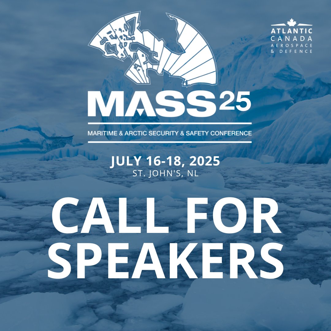 CALL FOR SPEAKERS: Share Your Expertise at MASS 2025! ACADA’s Maritime &amp; Arctic Security and Safety Conference (MASS) is back for its 12th year, and we’re seeking industry leaders and experts to take the stage.

View the MASS 2025 Call for Speakers Guide:

ac-ada.ca/wp-content/upl…