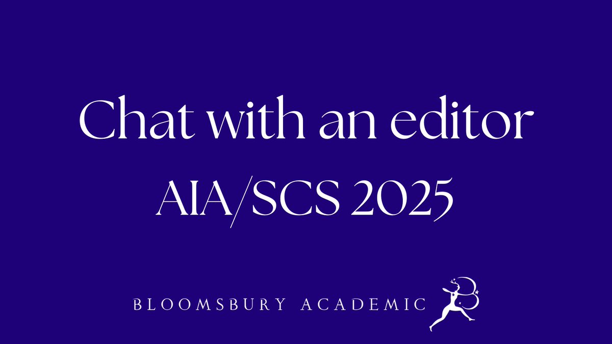 Bloomsbury Classical Studies & Archaeology (@bloomsburyclass) on Twitter photo It's day 1 of the #aiascs conference! If you've got an exciting book proposal, we'd love to hear from you.
Head to our stand to chat with our Editor, <a href="/lilymacmahon1/">Lily Mac Mahon</a> 📚 It's day 1 of the #aiascs conference! If you've got an exciting book proposal, we'd love to hear from you.
Head to our stand to chat with our Editor, <a href="/lilymacmahon1/">Lily Mac Mahon</a> 📚