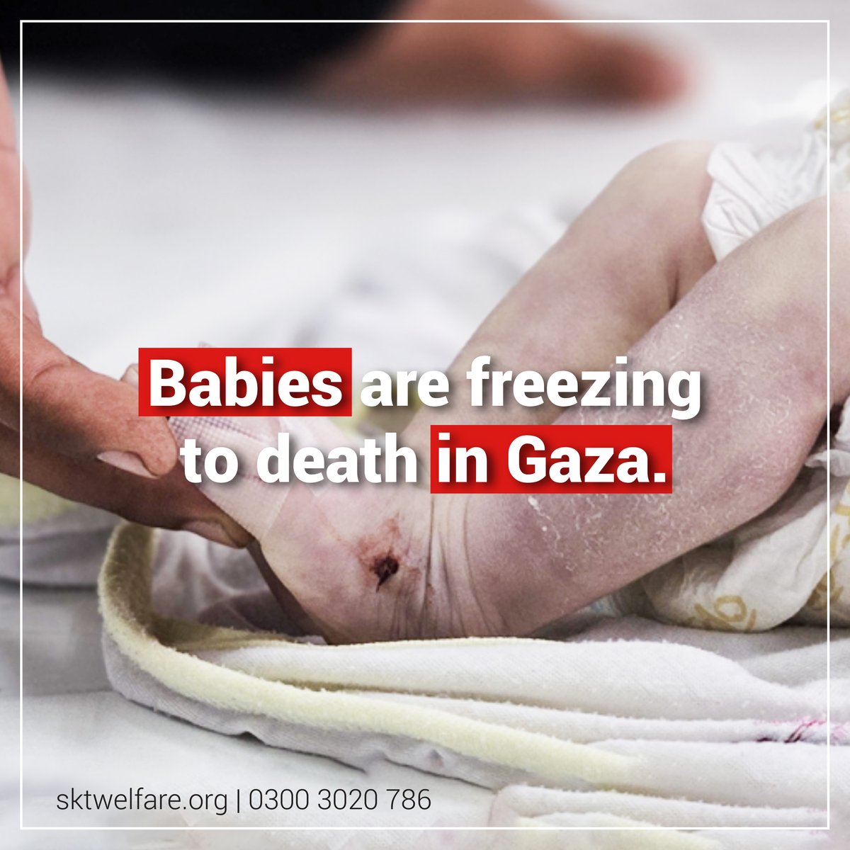 Day 2 of 2025. Want to know what isn't new? Babies are still freezing to death in Gaza.