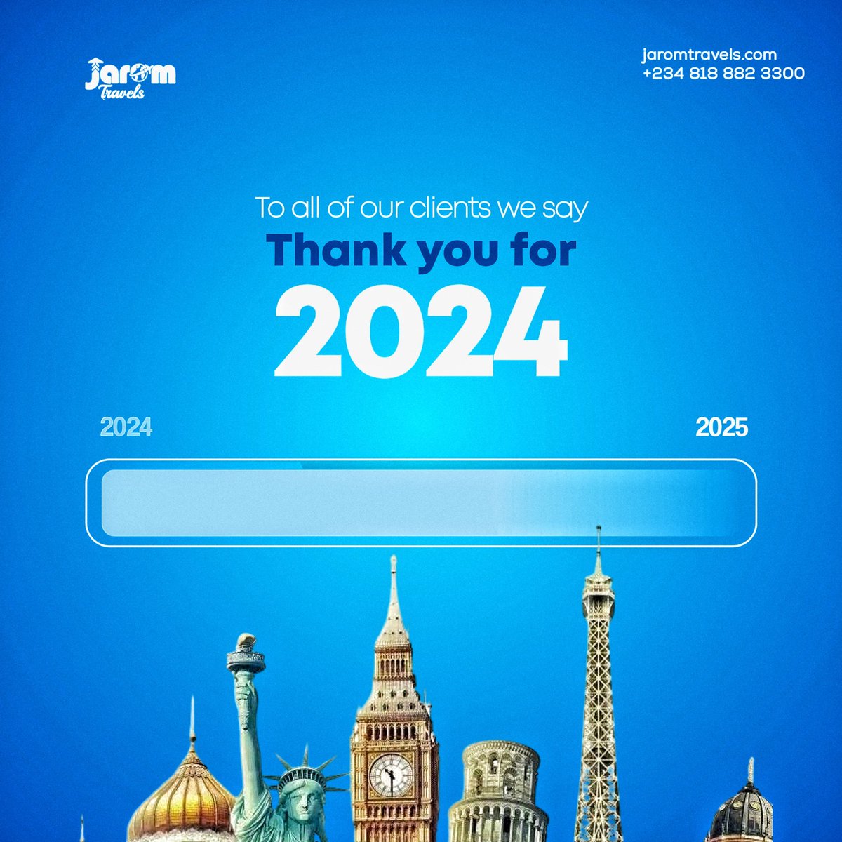 JaromTravel's tweet photo. It's 2025, the year where you achieve all your travel dreams. You are unstoppable! https://t.co/le9CMkFC7i