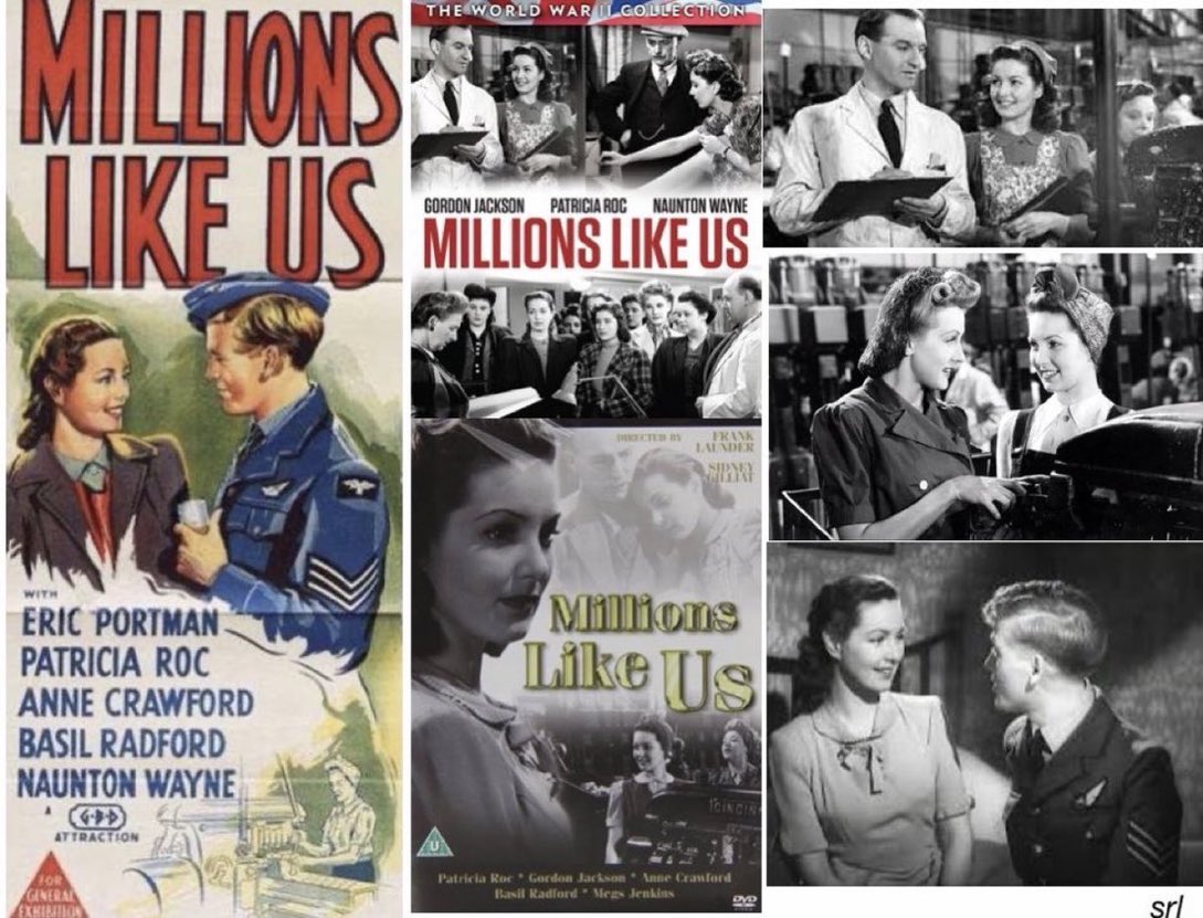 SaveRedlandLibr's tweet photo. 4:30pm TODAY on @TalkingPicsTV 👌Worth a Watch👌
The 1943 #Drama film🎥 “Millions Like Us” directed & written by #SidneyGilliat + #FrankLaunder
🌟#EricPortman #GordonJackson #PatriciaRoc
With #BasilRadford #NauntonWayne #MooreMarriott #JoyShelton #MegsJenkins https://t.co/1d94gAMR6Q