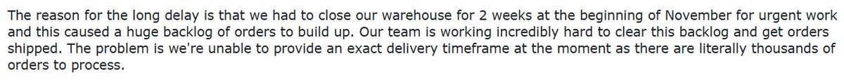 Peter_Gustafson's tweet photo. @LEGO_Group do you REALLY think it is acceptable to have still not delivered my order placed nearly 2 months ago - only when I complained did I get an explanation - a birthday and Christmas both missed now - THANKS for nothing - rubbish service from a once truly reliable company https://t.co/qu4xovLesY