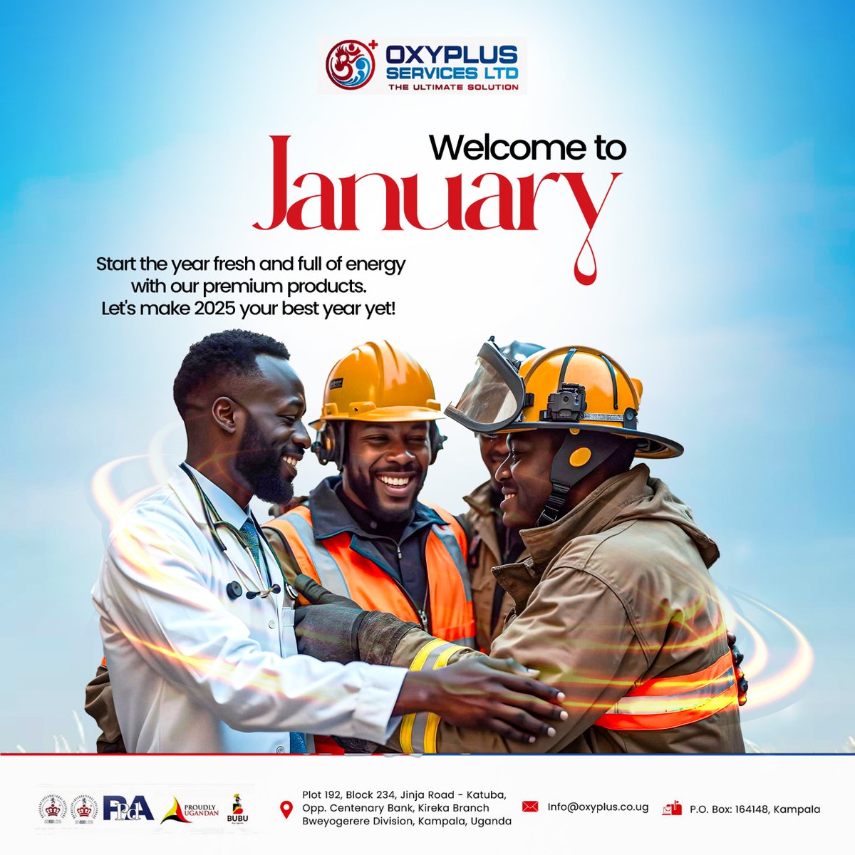 oxyplusug's tweet photo. January is here! Energize your year with Oxyplus Services—your ultimate partner for success
Contact : +256 744555510 / +256 200995510
website : https://t.co/th2YV873id
Email : Oxyplusug@gmail.com
#welcomejanuary #month #ultimatesolutions #oxyplus https://t.co/geBb7pP0Vj
