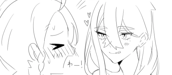 雑描きしたらなんか気に入ってきたから気が向いたらちゃんと描きたい 