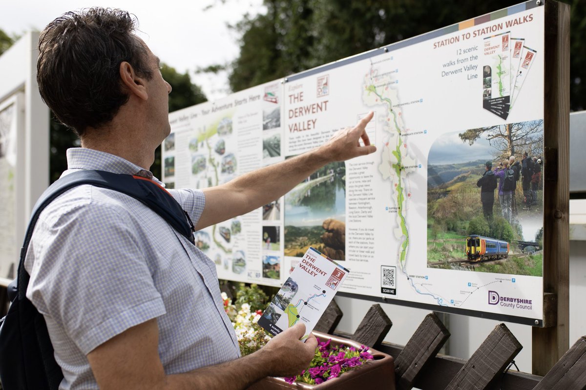 Derwent Valley Line (@dvlrail) on Twitter photo Looking to get outside more this year? A scenic rail trip to Derwent Valley followed by a station-to-station walk might be the perfect pace to start. Take a look at the walks section of our website to find out more 🌞
#StationWalks #ExploreMore #DerwentValley #ScenicRail Looking to get outside more this year? A scenic rail trip to Derwent Valley followed by a station-to-station walk might be the perfect pace to start. Take a look at the walks section of our website to find out more 🌞
#StationWalks #ExploreMore #DerwentValley #ScenicRail