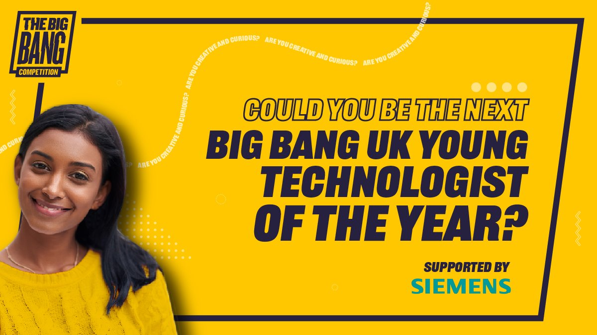 Could your students' be the next inventors, innovators or creative minds? Enter The #BigBangCompetition, with technology prizes supported by <a href="/SiemensUKNews/">Siemens UK</a>!  

Inspire your class and get feedback from STEM experts when you enter: thebigbang.org.uk/the-big-bang-c…