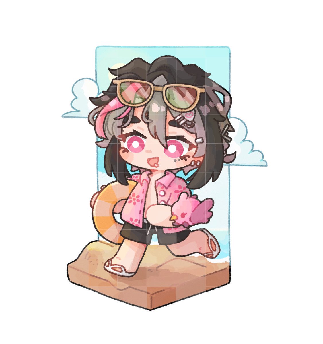 ห่วงยางไม่รู้เป็นของใคร แต่ห่วงใยเป็นของเธอ 💖
ไปคับเป้อๆ ✨🏖️

cms by <a href="/sugarrrrrrrrrrs/">ชูก้าา</a> 
art by <a href="/cinnenu/">cinnenu</a>
#GinniqueArt