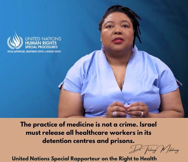 It is long past time to act. Healthcare is #NotATarget. 

#FreeDrHussamAbuSafiya #FreeDetainedHCW