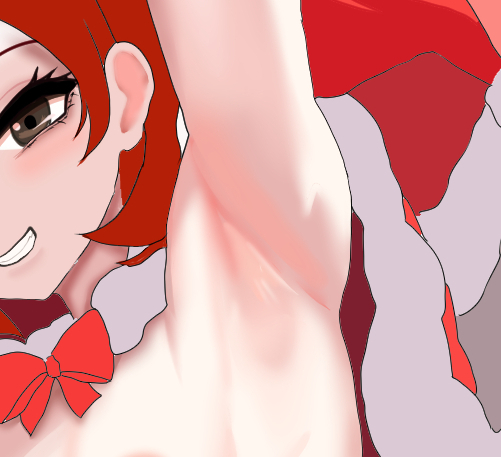 一般成人男性の腋の自撮りから錬成したワキ 