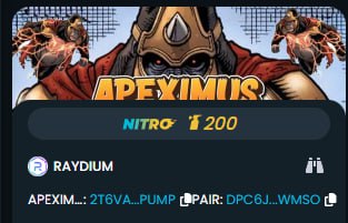 Apeximus | SOL tweet media