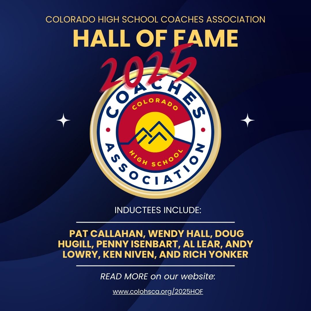 Colorado HS Coaches (@chsca) on Twitter photo Announcing the Colorado HS Coaches Association Hall of Fame Class of 2025. Induction will be in April~ get your tickets today! <a href="/CHSAA/">CHSAA</a> <a href="/CHSAANow/">CHSAANow</a> <a href="/coloradopreps/">Colorado Preps</a> <a href="/9Preps/">9NEWS Prep Sports</a> Announcing the Colorado HS Coaches Association Hall of Fame Class of 2025. Induction will be in April~ get your tickets today! <a href="/CHSAA/">CHSAA</a> <a href="/CHSAANow/">CHSAANow</a> <a href="/coloradopreps/">Colorado Preps</a> <a href="/9Preps/">9NEWS Prep Sports</a>