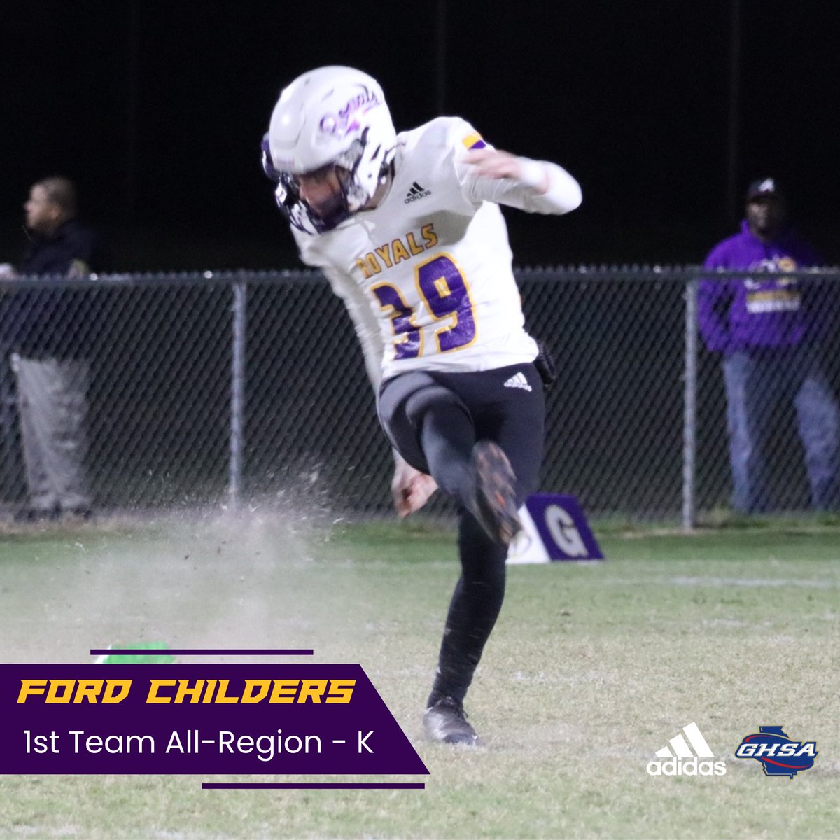 Congratulations to our 1st Team All Region guys!! 🟣🟡👑