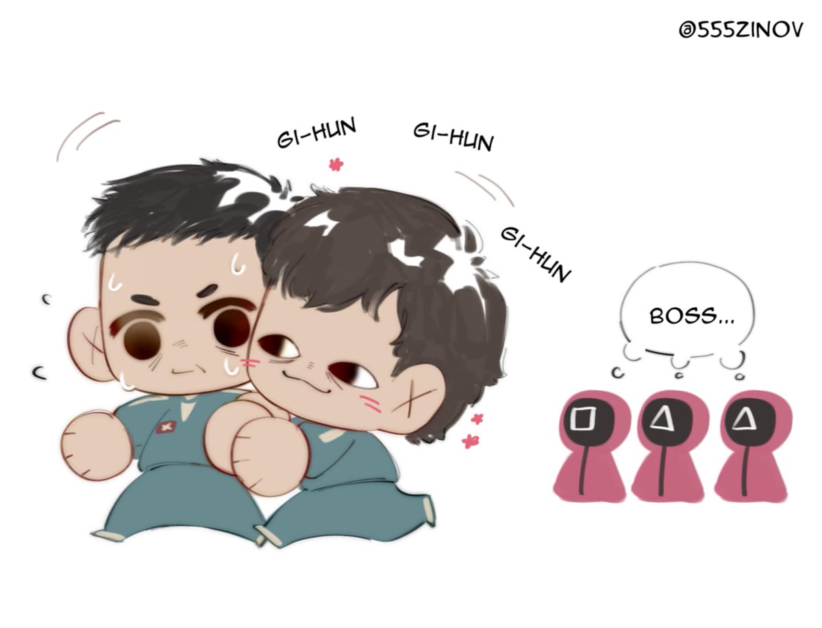 555Zinov's tweet photo. Gihun and his tail - Inho
#SquidGame2 https://t.co/8uVI2RqlDT