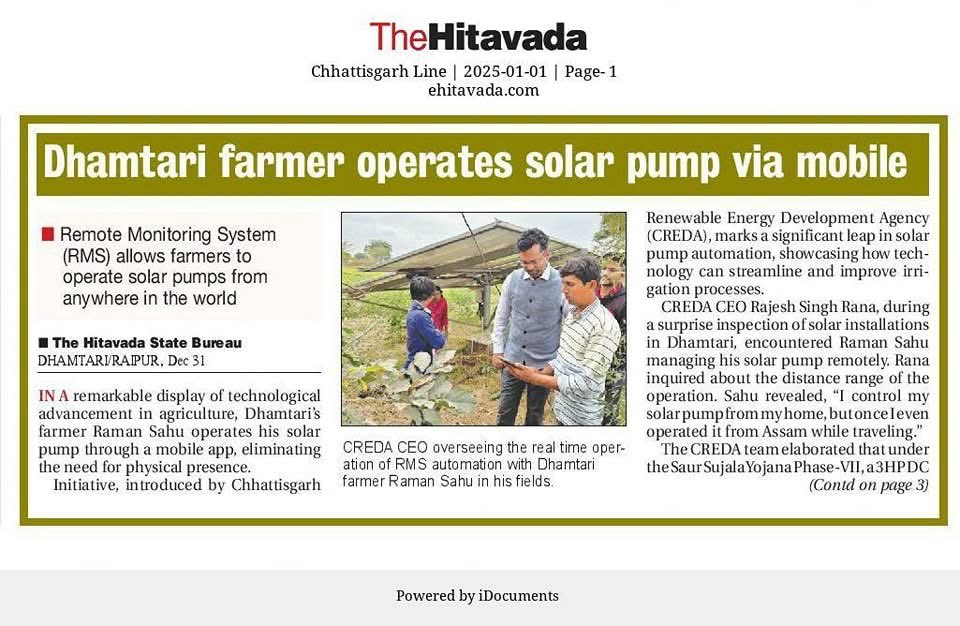 CREDA Chhattisgarh tweet media